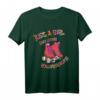 Rollschuhe - Just A Girl Who Loves Roller Skating - Skater T-Shirt für Mädchen, Kinder & Retro Fans | Perfektes Geschenk für Geburtstage & Weihnachten