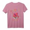 Rollschuhe - Just A Girl Who Loves Roller Skating - Skater T-Shirt für Mädchen, Kinder & Retro Fans | Perfektes Geschenk für Geburtstage & Weihnachten