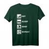 Eat Sleep Surfen Windsurfen Surfer Windsurfer Windsurfen Segel T-Shirt – Perfektes Geschenk für Wassersportfans & Surfurlauber