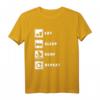 Eat Sleep Surfen Windsurfen Surfer Windsurfer Windsurfen Segel T-Shirt – Perfektes Geschenk für Wassersportfans & Surfurlauber