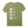Eat Sleep Surfen Windsurfen Surfer Windsurfer Windsurfen Segel T-Shirt – Perfektes Geschenk für Wassersportfans & Surfurlauber