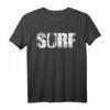 Distressed Look Surfen Geschenk für Surfer und Wellenreiter - Stylisches T-Shirt mit Grunge Effekt für Wassersportfans