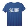 Distressed Look Surfen Geschenk für Surfer und Wellenreiter - Stylisches T-Shirt mit Grunge Effekt für Wassersportfans