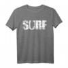 Distressed Look Surfen Geschenk für Surfer und Wellenreiter - Stylisches T-Shirt mit Grunge Effekt für Wassersportfans