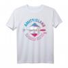 HapMonkey Surf T-Shirt mit Amity Island & New England Design - Official Licensed Since 1975