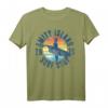 HapMonkey Amity Island Surf Shop 1975 Retro Logo T-Shirt - Lizenziertes Vintage Surf Design zum Geburtstag