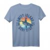 HapMonkey Amity Island Surf Shop 1975 Retro Logo T-Shirt - Lizenziertes Vintage Surf Design zum Geburtstag