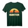 Jäger Silhouette bei Sonnenuntergang Hunter T-Shirt – Lustiges Geschenk für Jäger, Jägerinnen & Jagdhobbyisten