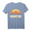 Jäger Silhouette bei Sonnenuntergang Hunter T-Shirt – Lustiges Geschenk für Jäger, Jägerinnen & Jagdhobbyisten