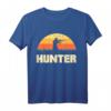 Jäger Silhouette bei Sonnenuntergang Hunter T-Shirt – Lustiges Geschenk für Jäger, Jägerinnen & Jagdhobbyisten