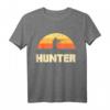 Jäger Silhouette bei Sonnenuntergang Hunter T-Shirt – Lustiges Geschenk für Jäger, Jägerinnen & Jagdhobbyisten