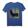Gockel Hühner lustiges Hahn Huhn Landwirt T-Shirt im Vintage Retro Look – Perfekt für Hühnerzüchter, Landwirte & Geflügelfans als Geschenk oder auf der Schau