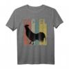 Gockel Hühner lustiges Hahn Huhn Landwirt T-Shirt im Vintage Retro Look – Perfekt für Hühnerzüchter, Landwirte & Geflügelfans als Geschenk oder auf der Schau