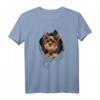 Yorkshire Terrier T-Shirt für Hundeliebhaber – Süßes Motiv für Hunde Papa, Mama, Oma & Opa, Perfektes Geschenk für Tierfreunde