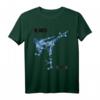 MMA Fan T-Shirt mit Spruch 'Be Water My Friend' und Kickfigur – Perfektes Geschenk für Kampfsportfans zum HapMonkey