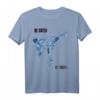MMA Fan T-Shirt mit Spruch 'Be Water My Friend' und Kickfigur – Perfektes Geschenk für Kampfsportfans zum HapMonkey