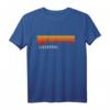 Liverpool-Trikot im Retro-Look mit Cityscape Skyline - Vintage British T-Shirt als Souvenir oder Fanartikel