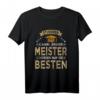 Studieren kann jeder bestandene Meisterprüfung T-Shirt – Lustiges Geschenk für Handwerker, Elektriker, Maurer, Kfz-Meister & mehr