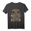 Studieren kann jeder bestandene Meisterprüfung T-Shirt – Lustiges Geschenk für Handwerker, Elektriker, Maurer, Kfz-Meister & mehr