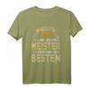 Studieren kann jeder bestandene Meisterprüfung T-Shirt – Lustiges Geschenk für Handwerker, Elektriker, Maurer, Kfz-Meister & mehr