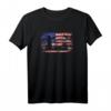 Duck Hunter T-Shirt mit Amerikanischer Flagge – Perfektes Geschenk für Entenjäger, Papa & Opa, Patriotische Jagdbekleidung für die US-Entenjagdsaison