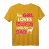 Niedliches Tochter Jagd mit meinem Papa T-Shirt - Perfekt für Jagdliebende Mädchen & Vätergeschenke