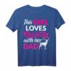 Niedliches Tochter Jagd mit meinem Papa T-Shirt - Perfekt für Jagdliebende Mädchen & Vätergeschenke