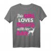 Niedliches Tochter Jagd mit meinem Papa T-Shirt - Perfekt für Jagdliebende Mädchen & Vätergeschenke