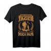 Lustiges Jäger T-Shirt - Manche Nennen Mich Jäger Papa Geschenk für Jäger und Angler mit Geweih-Design