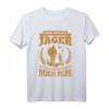 Lustiges Jäger T-Shirt - Manche Nennen Mich Jäger Papa Geschenk für Jäger und Angler mit Geweih-Design