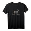 Deer Jumping Fast Food Lustiges Jagd T-Shirt – Vintage Design für Jäger, Tierliebhaber und lustige Nacht in der Bar oder beim Konzert