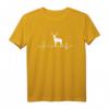 Hirsch Herzschlag Jäger T-Shirt - Rotwild Jagd Design für Jägerinnen & Jäger bei Drückjagd & Ansitz