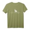Hirsch Herzschlag Jäger T-Shirt - Rotwild Jagd Design für Jägerinnen & Jäger bei Drückjagd & Ansitz