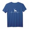 Hirsch Herzschlag Jäger T-Shirt - Rotwild Jagd Design für Jägerinnen & Jäger bei Drückjagd & Ansitz
