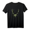 Hirschgeweih in Tarnfarbe - Jagd T-Shirt für Jäger und Jägerinnen, perfekte Trophäe und Outdoor-Bekleidung