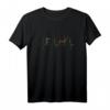 Camouflage Reh Hirsch Jäger Herzschlag EKG Puls T-Shirt – Perfektes Geschenk für Jäger, Förster & Wildhüter für die Jagdsaison
