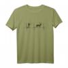 Camouflage Reh Hirsch Jäger Herzschlag EKG Puls T-Shirt – Perfektes Geschenk für Jäger, Förster & Wildhüter für die Jagdsaison