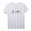 Camouflage Reh Hirsch Jäger Herzschlag EKG Puls T-Shirt – Perfektes Geschenk für Jäger, Förster & Wildhüter für die Jagdsaison