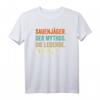 Geschenk Jagdbekleidung Sauenjäger - Robustes T-Shirt für Jäger mit klassischem Schnitt und doppelt genähtem Saum