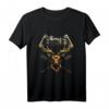 Bow Hunter Bogen & Pfeil Hirschkopf Compound Bogen T-Shirt für Hirschjäger und Bogenjäger - Perfekt für die Hirschjagd