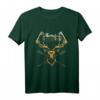 Bow Hunter Bogen & Pfeil Hirschkopf Compound Bogen T-Shirt für Hirschjäger und Bogenjäger - Perfekt für die Hirschjagd
