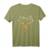 Bow Hunter Bogen & Pfeil Hirschkopf Compound Bogen T-Shirt für Hirschjäger und Bogenjäger - Perfekt für die Hirschjagd