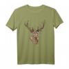 Hirsch Shirt Damen & Herren - Jäger Geschenk Rothirsch Jagd Outfit T-Shirt für Jäger, Förster & Hirschliebhaber