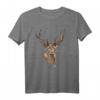 Hirsch Shirt Damen & Herren - Jäger Geschenk Rothirsch Jagd Outfit T-Shirt für Jäger, Förster & Hirschliebhaber