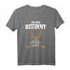 Jäger Schonzeit T-Shirt - Geschenkidee für Hobby- und Berufsjäger mit Spruch 'Das Leben beginnt Wenn die Schonzeit Endet' für Weihnachten, Geburtstag & mehr