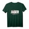 Jäger mit Dackel im Camouflage Tarnmuster T-Shirt – Humorvolle Jagdkleidung & Geschenkidee für Jäger & Hundeliebhaber