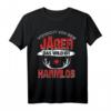 Vorsicht vor dem Läger das Wild ist harmlos - Lustiges Jäger T-Shirt mit Spruch für Männer, Weihnachten & Geburtstag Geschenk