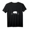 Damen Wildschwein Keiler Jagen Jagd T-Shirt mit V-Ausschnitt – Leichtes, klassisch geschnittenes Tiermotiv-Shirt für Outdoor und Jägerinnen