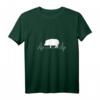 Damen Wildschwein Keiler Jagen Jagd T-Shirt mit V-Ausschnitt – Leichtes, klassisch geschnittenes Tiermotiv-Shirt für Outdoor und Jägerinnen