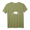 Damen Wildschwein Keiler Jagen Jagd T-Shirt mit V-Ausschnitt – Leichtes, klassisch geschnittenes Tiermotiv-Shirt für Outdoor und Jägerinnen
